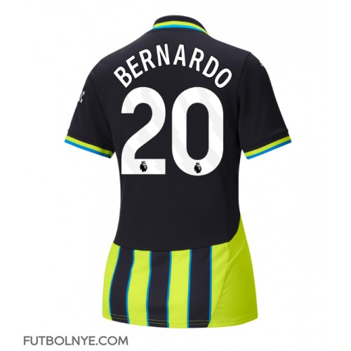 Camiseta Manchester City Bernardo Silva #20 Visitante Equipación para mujer 2024-25 manga corta